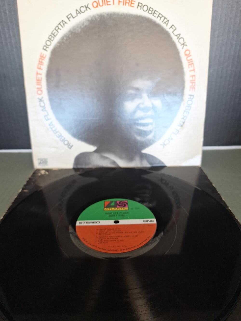 Roberta Flack Quiet Fire LP 1971 Atlantic SD 1594 PR Presswell Vinyl VG+ Soul